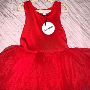“I love plum” classic sleeveless tutu dress